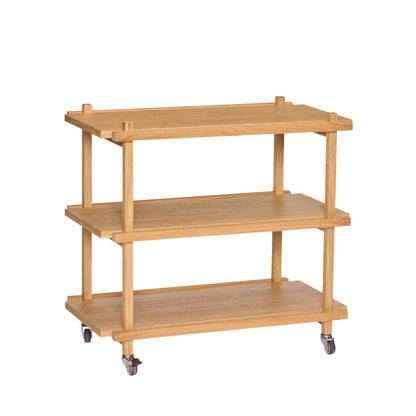 Crayon Rolling Table Natural - 70x38xh70cm