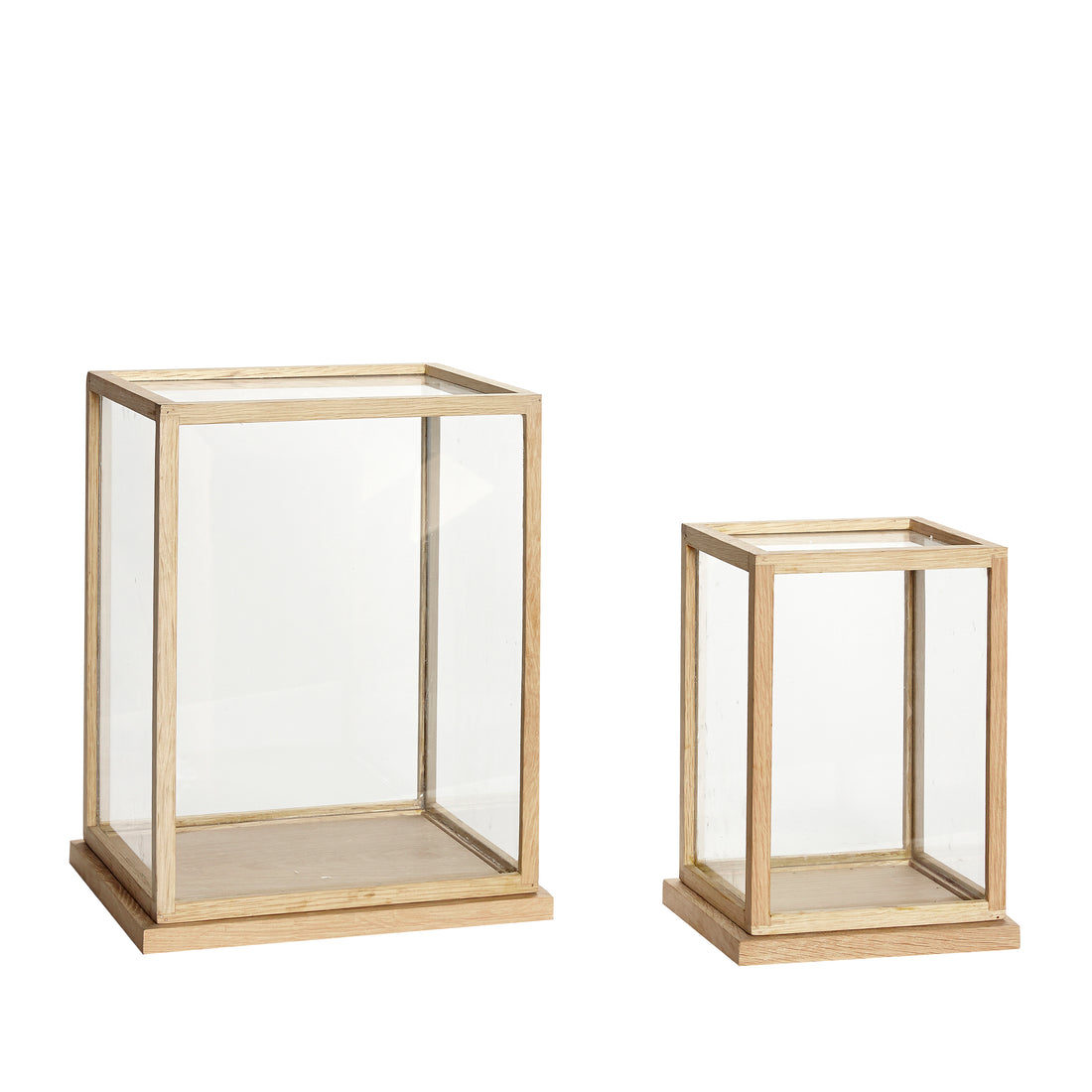 SPECTACLE EXHIBITION CONTRER LARGE NATURE (SET OF 2) - 22x16xH30, 32x28xh40cm