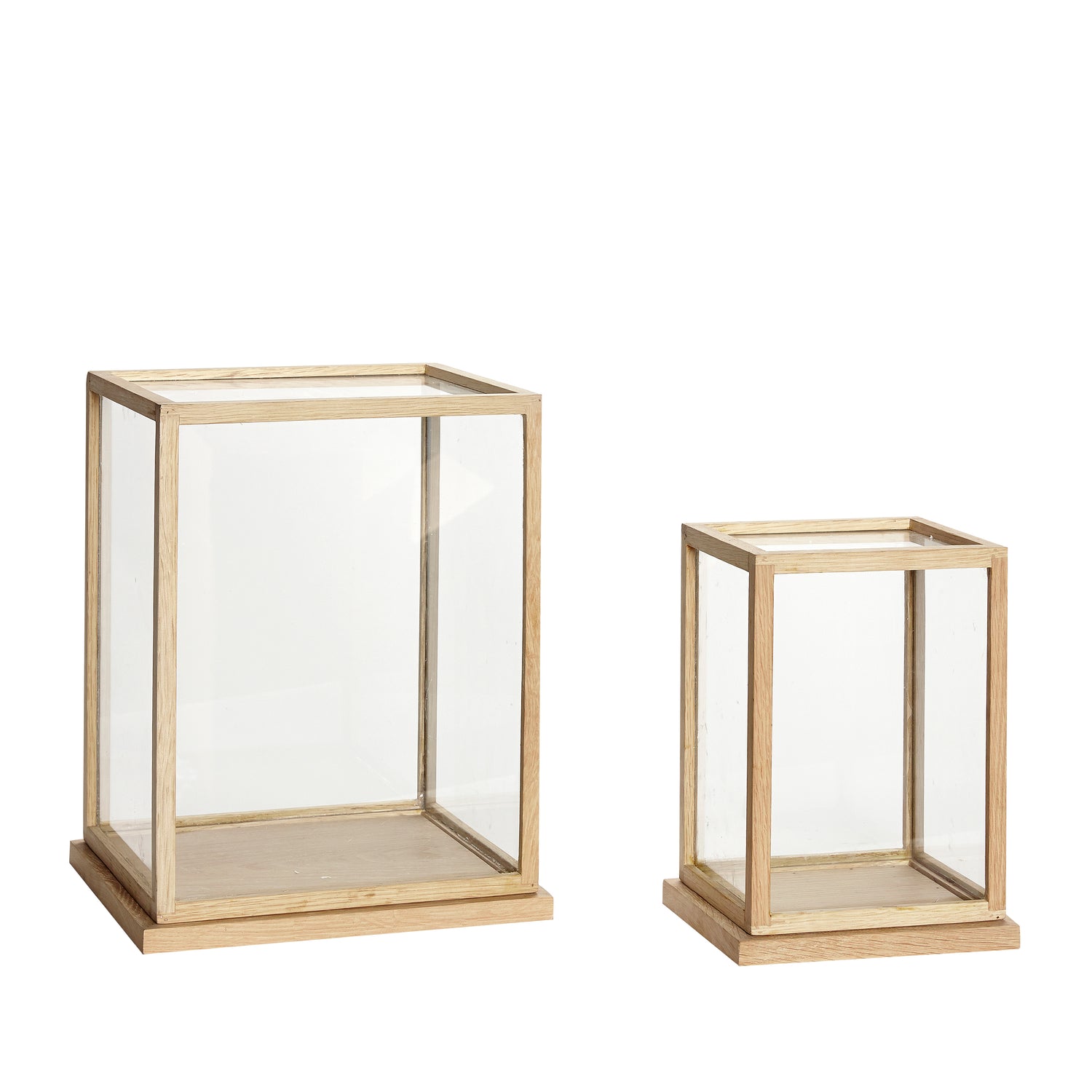 SPECTACLE EXHIBITION CONTRER LARGE NATURE (SET OF 2) - 22x16xH30, 32x28xh40cm