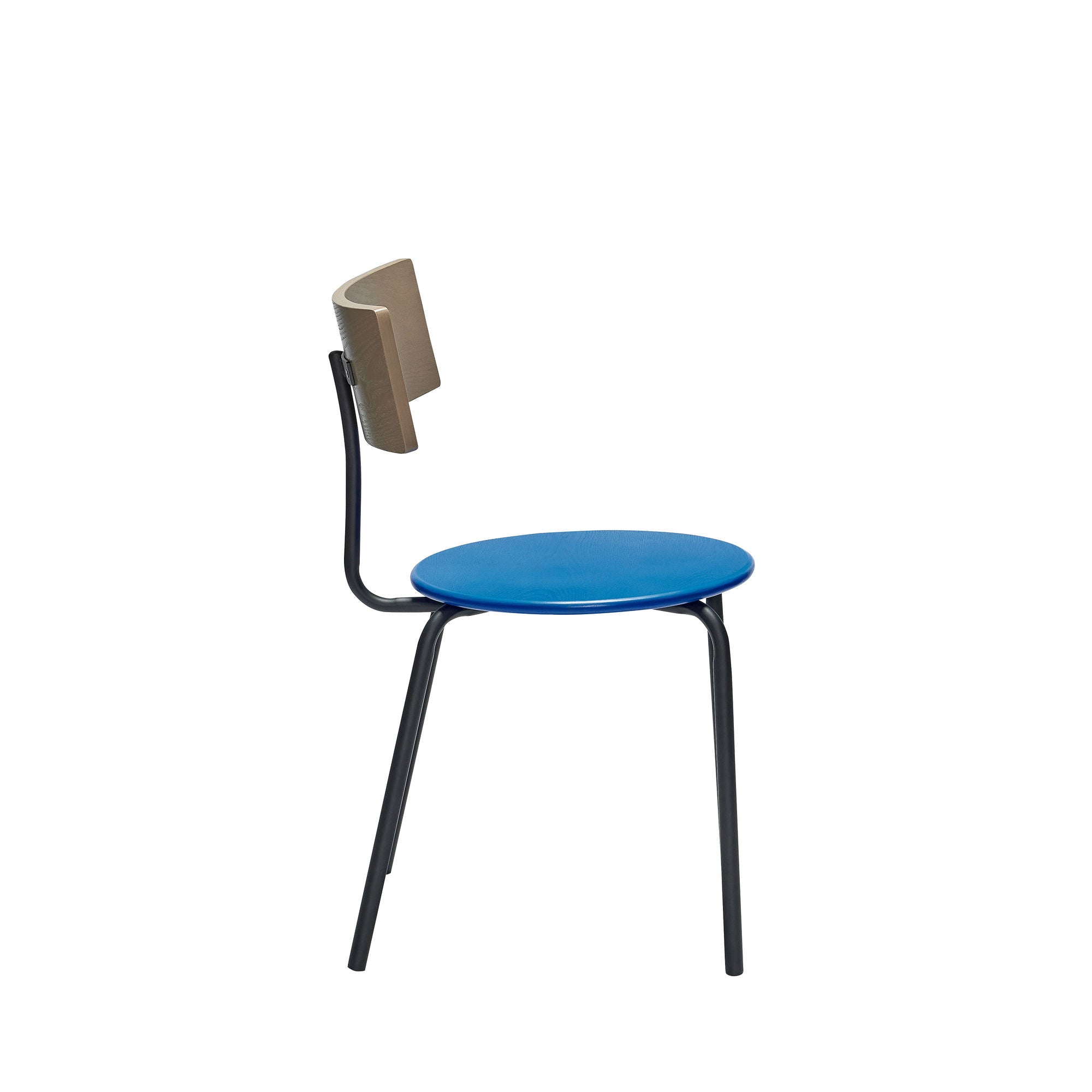 Hübsch Koi Dining Chair Blue/Brown/Black