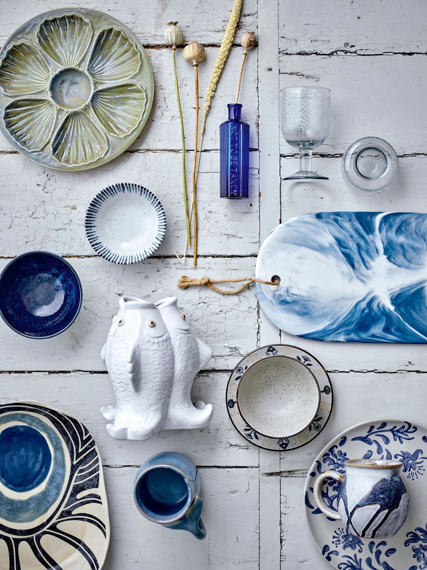 Creative Collection Yamato Fad, Blue, Stoneware