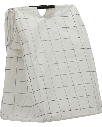 Laundry bag, HDSquares, White