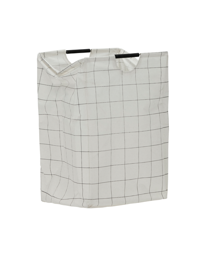 Laundry bag, HDSquares, White