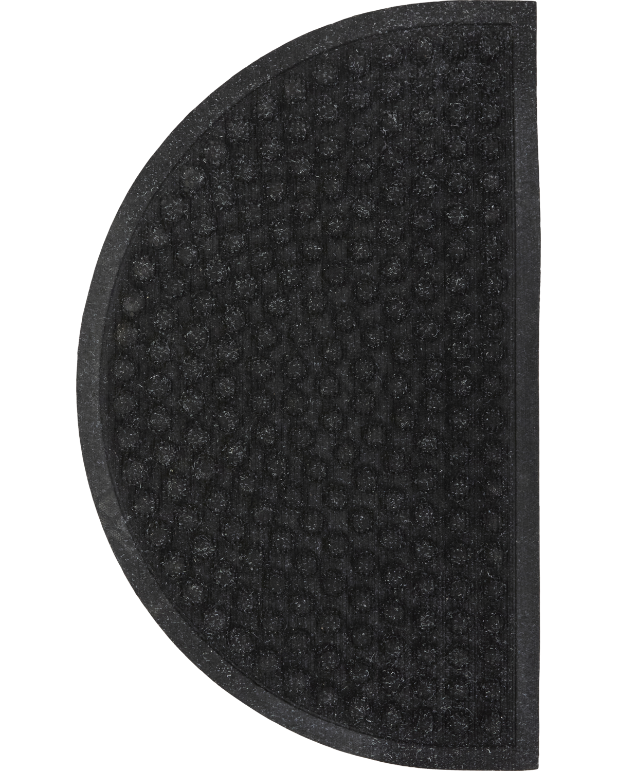 Doormat, HDEntry, Half Round, Black
