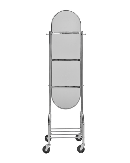 Floor mirror, HDImage, Silver finish