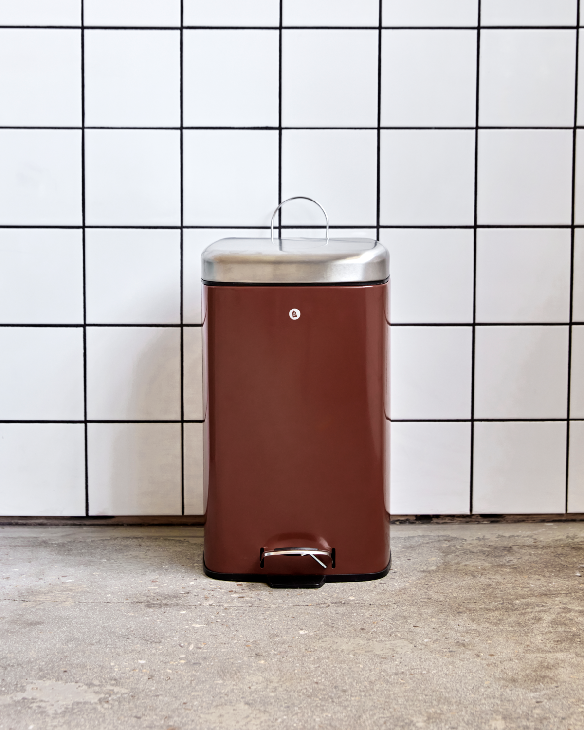 Trash can, HDBlack, Brown