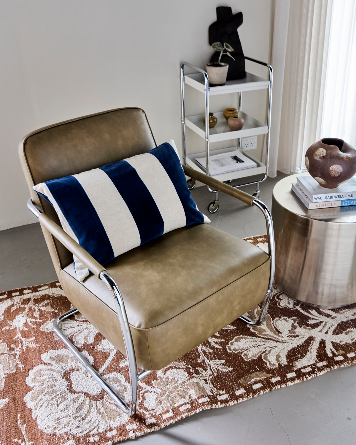 Cushion cover, HDSono, Blue; Sand