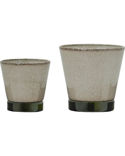 Plant pot, HDLima, Beige; Green