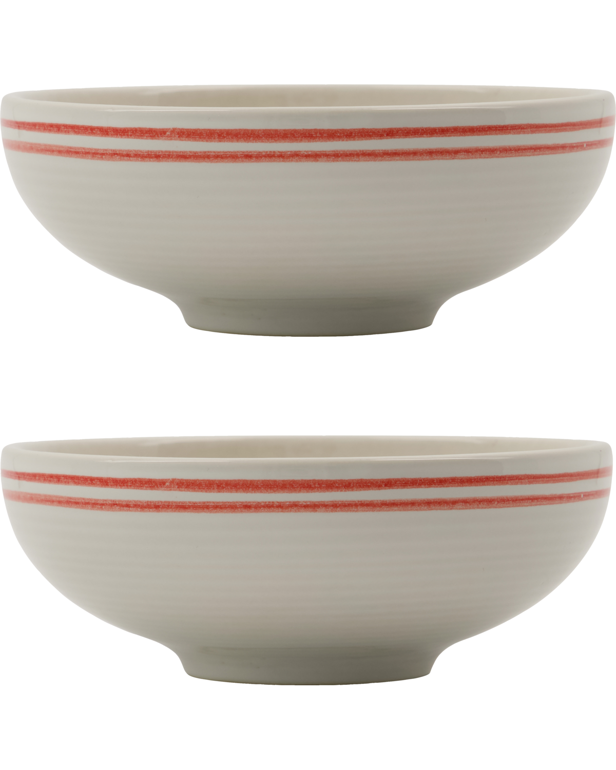 Bowl, NVBistro, Red; White