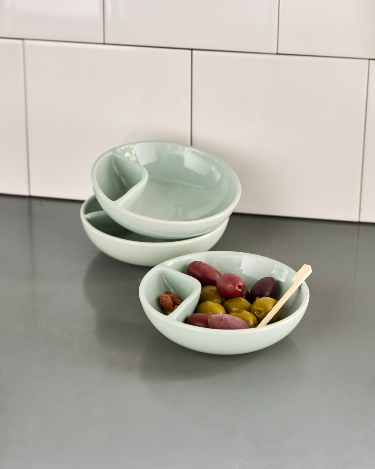 Serving bowl, NVOlive, Mint green