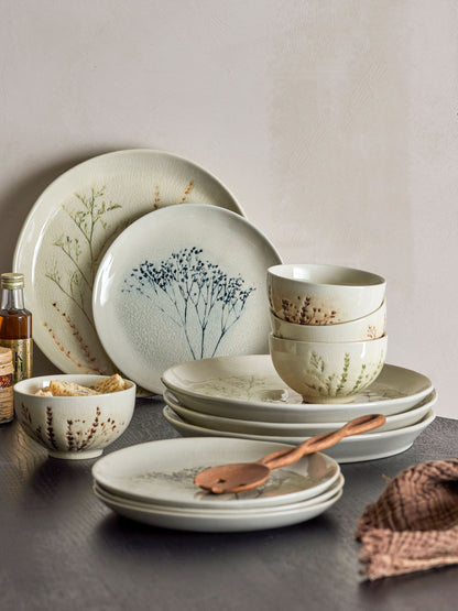 Bloomingville Bea table service set, nature, stoneware