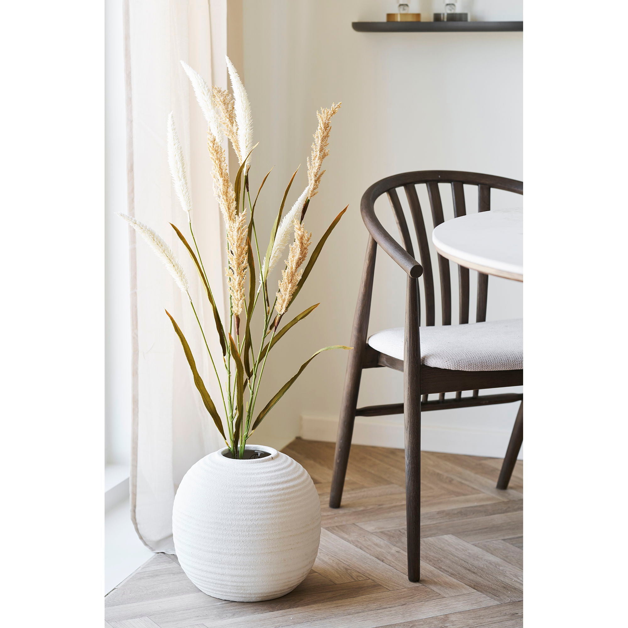 DEKO grass - DEKO grass, artificial, beige/sand, 2 stems, h: 130 cm