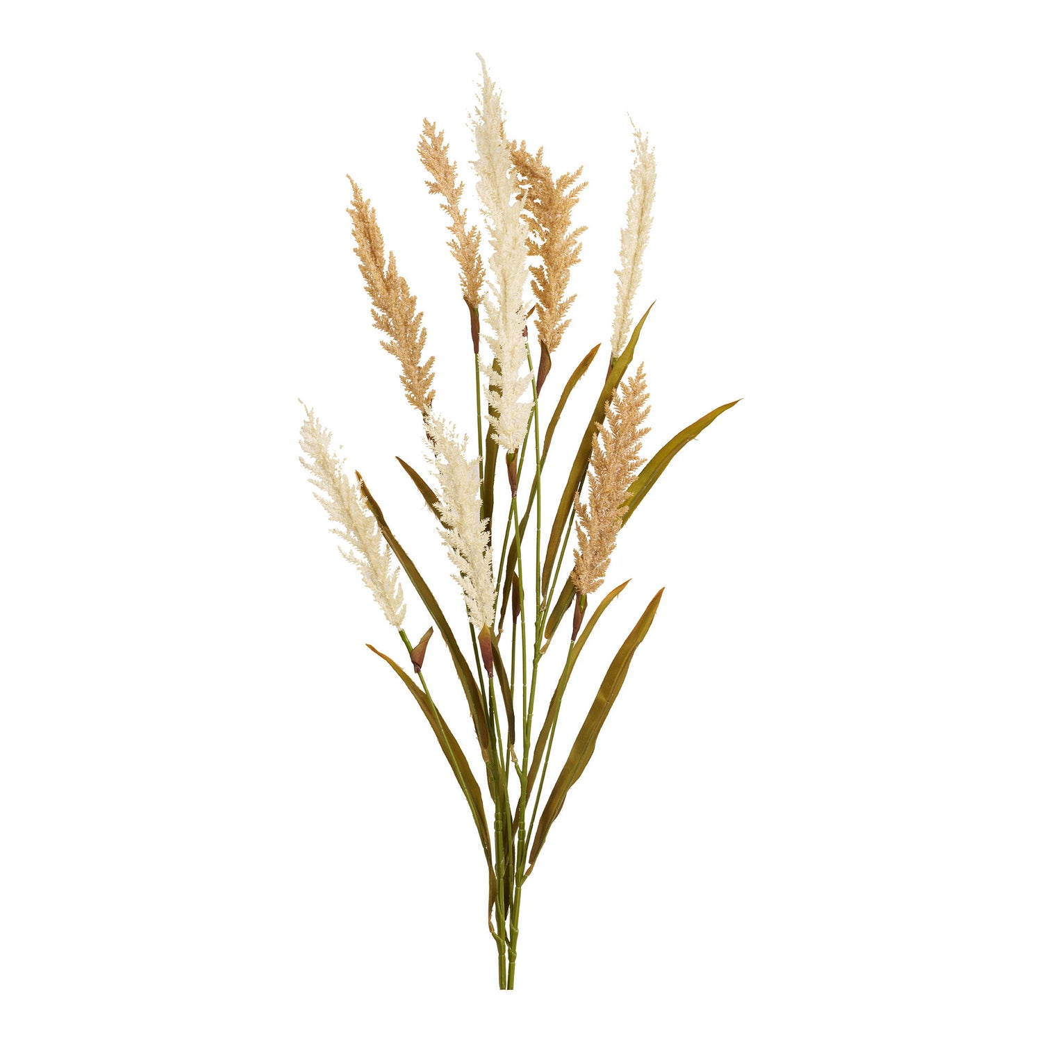 DEKO grass - DEKO grass, artificial, beige/sand, 2 stems, h: 130 cm