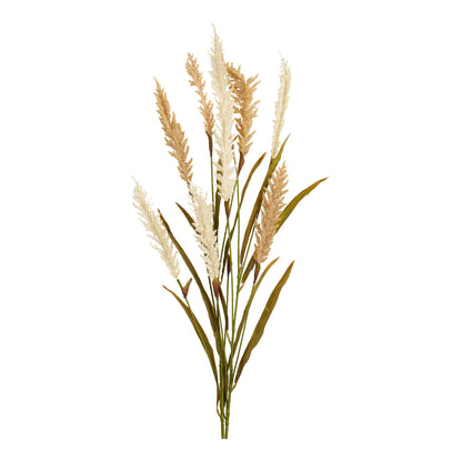 DEKO grass - DEKO grass, artificial, beige/sand, 2 stems, h: 130 cm