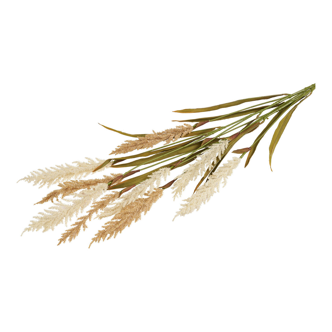 DEKO grass - DEKO grass, artificial, beige/sand, 2 stems, h: 130 cm
