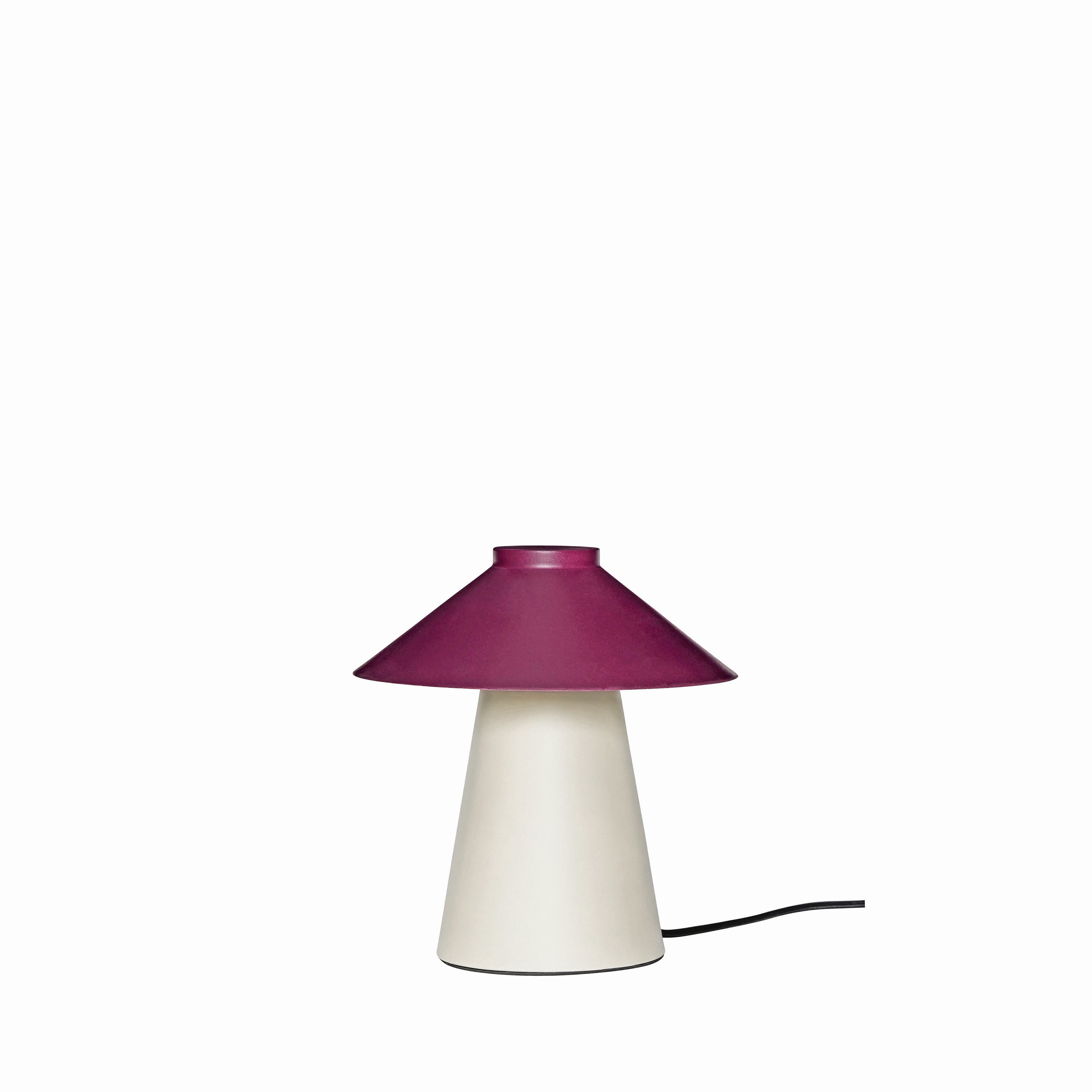 Chipper table lamp Sand/Burgundy - Ø25XH26cm, E27