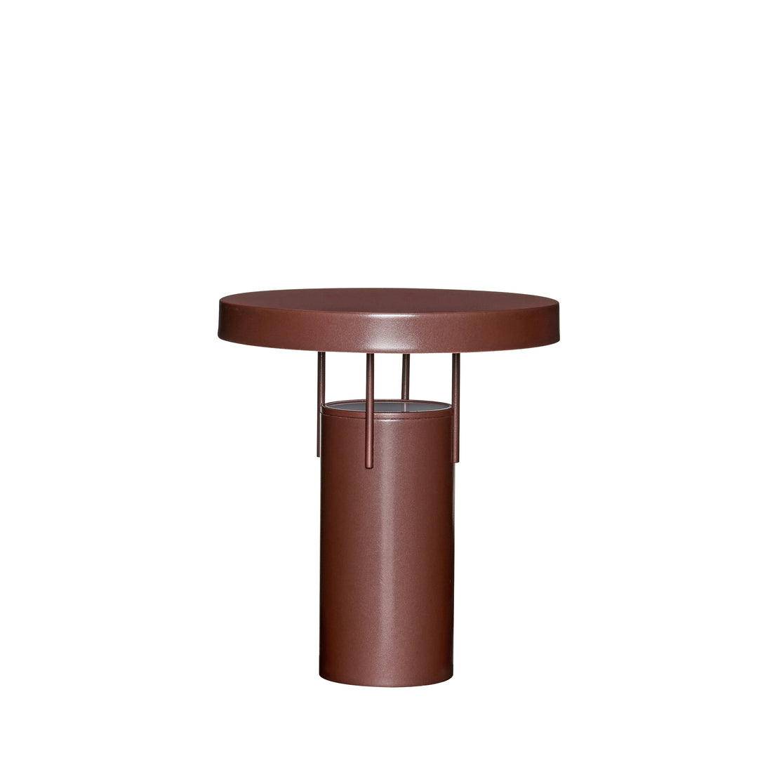 BringMe Portable Lamp Metallic Burgundy - ø25xh28cm