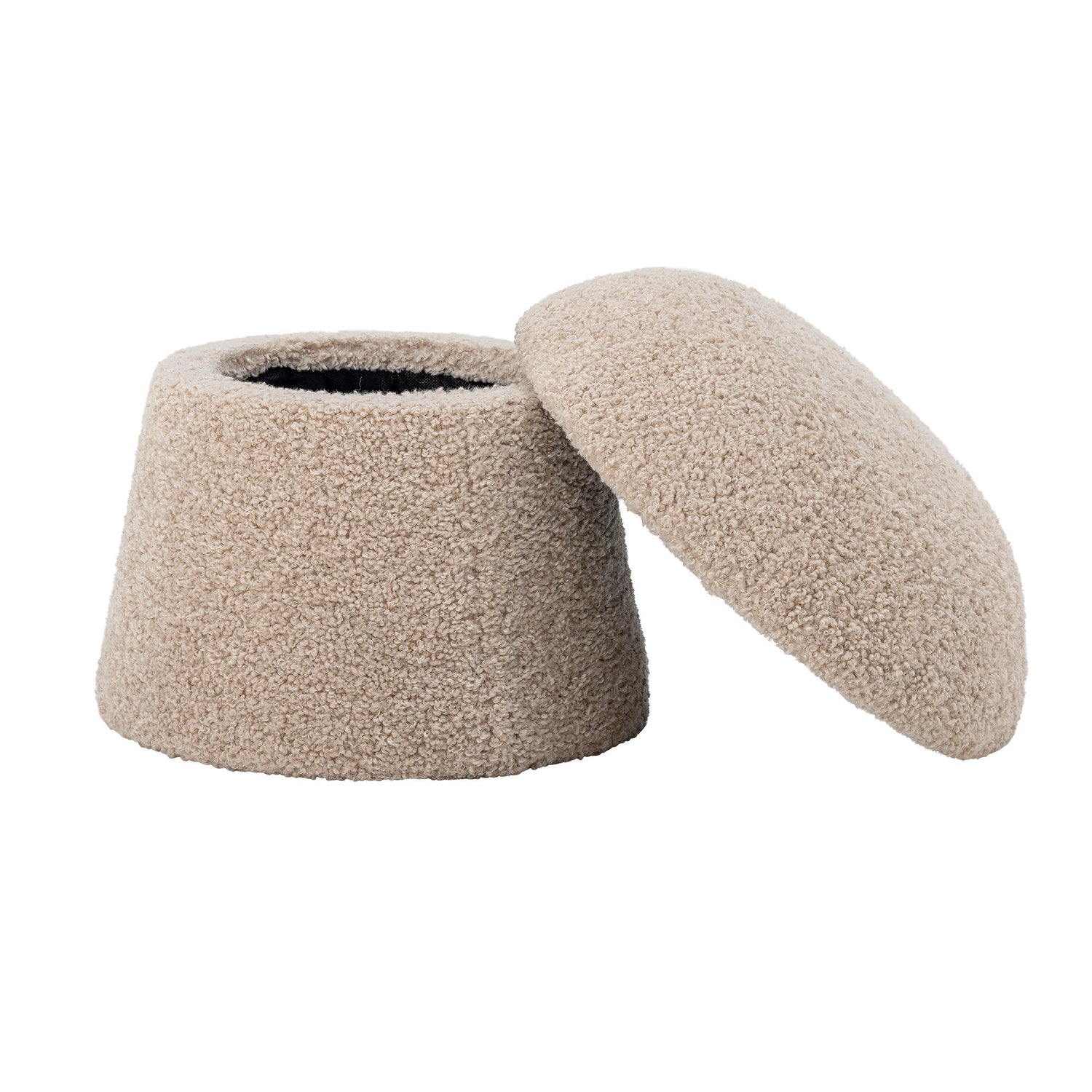 Bloomingville Bocca Puf, Nature, Polyester