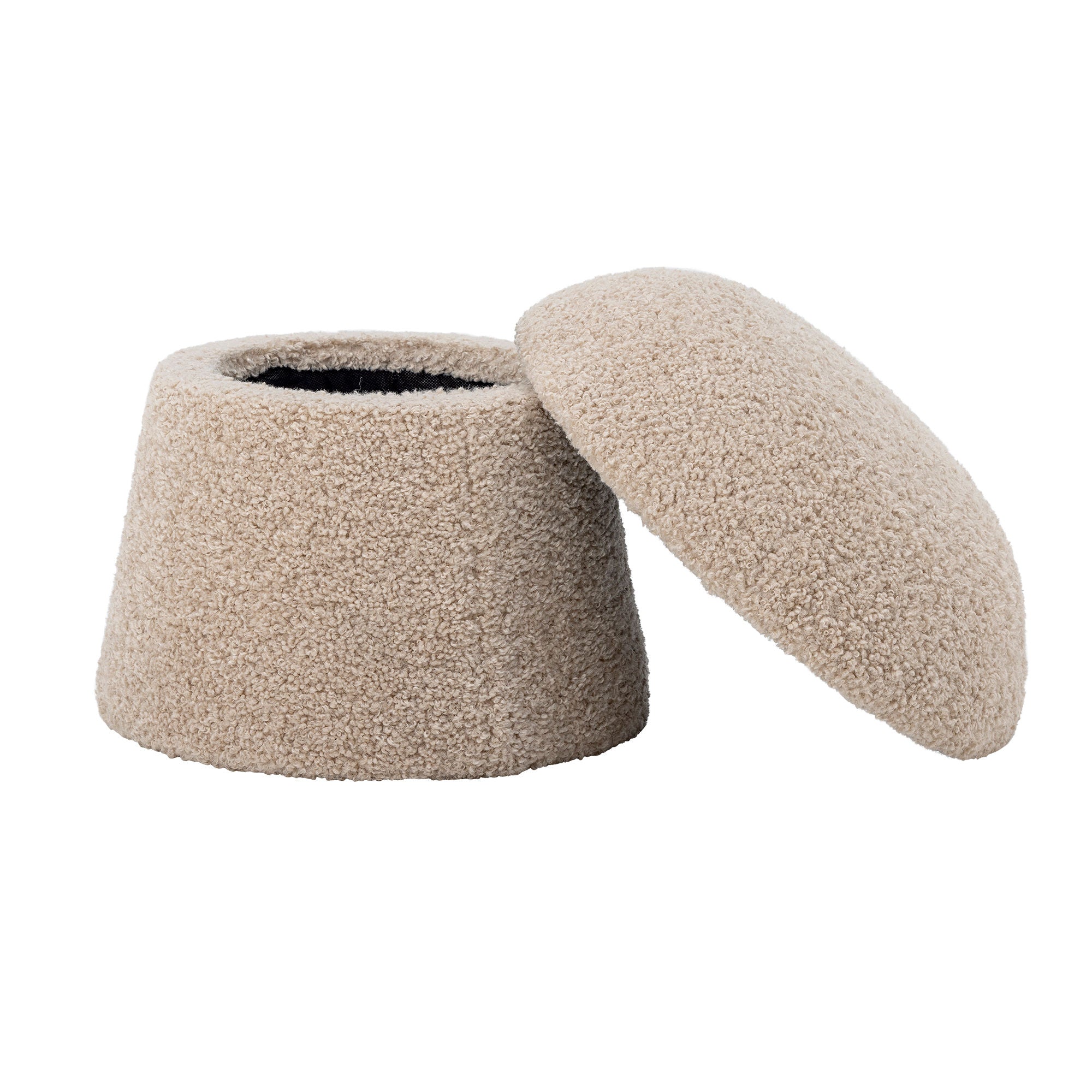 Bloomingville Bocca Puf, Nature, Polyester