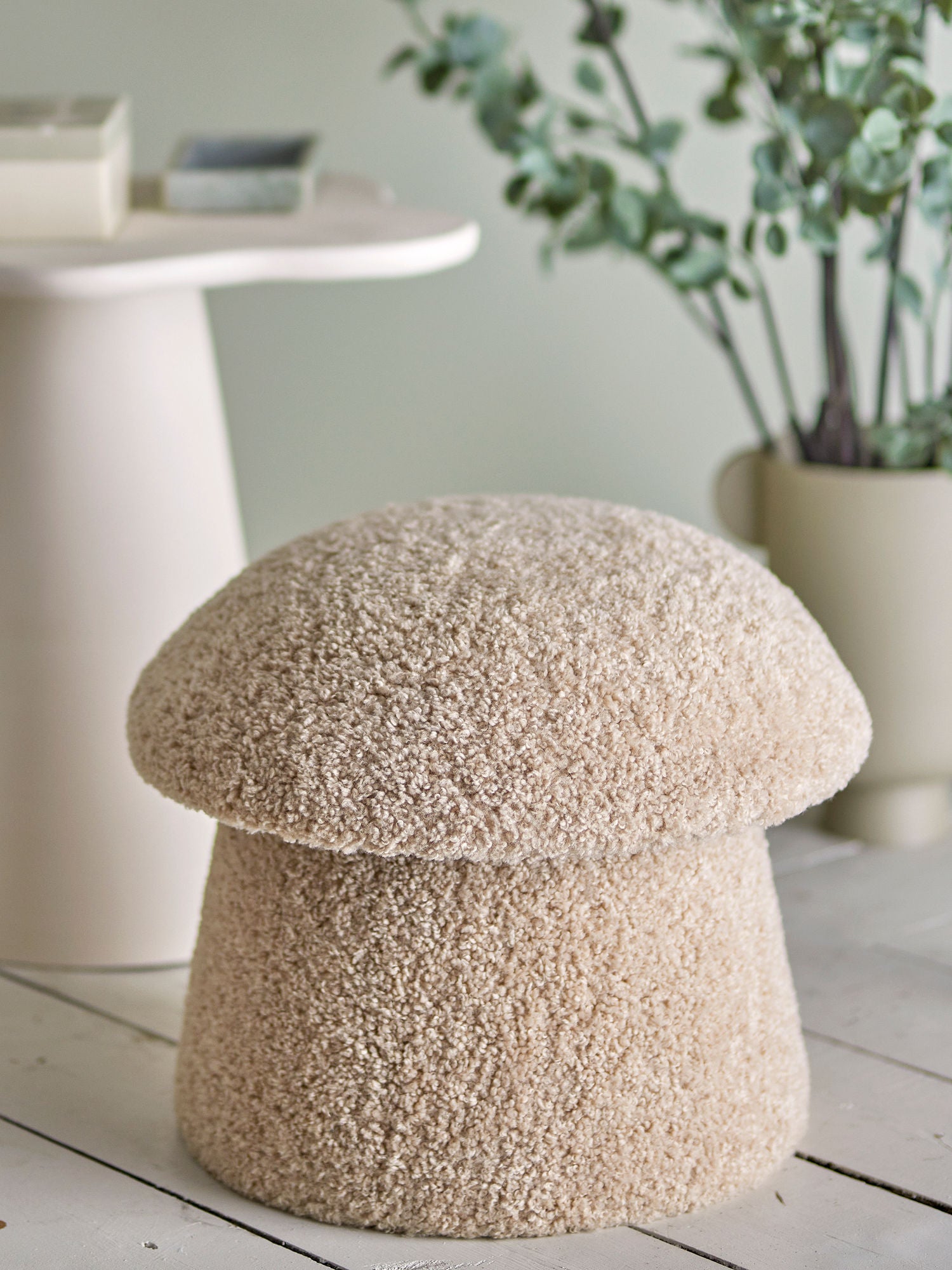 Bloomingville Bocca Puf, Nature, Polyester