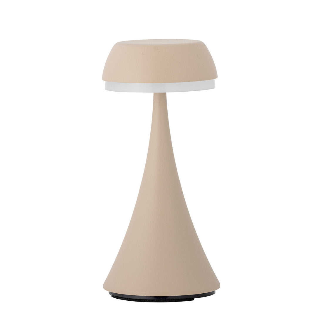 Bloomingville Pepleple Portable Lamp, Rechargeable, Nature, Aluminum