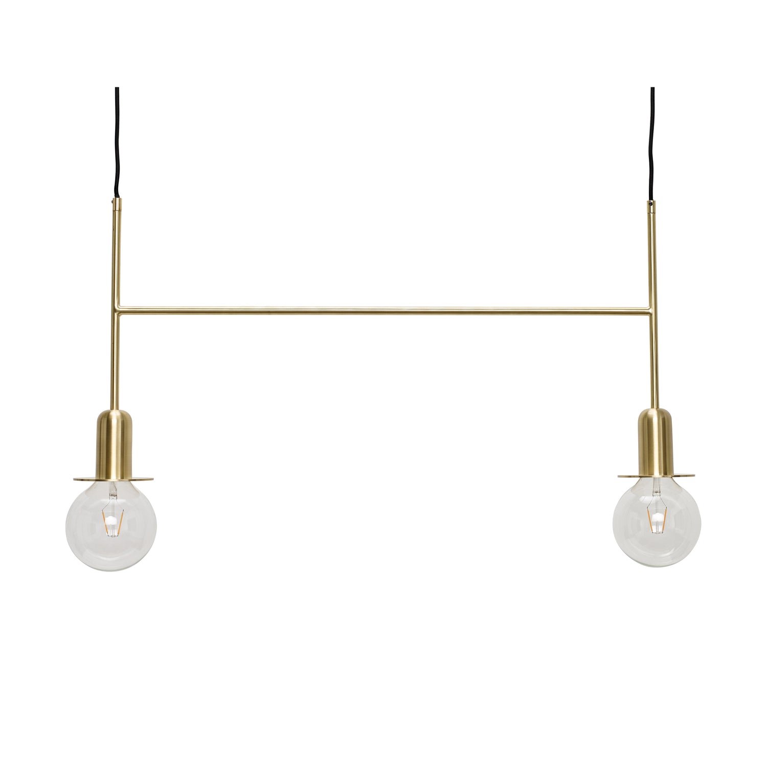 Twice pendant brass color - 86xH40cm, E27/40W