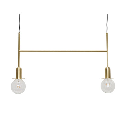 Twice pendant brass color - 86xH40cm, E27/40W