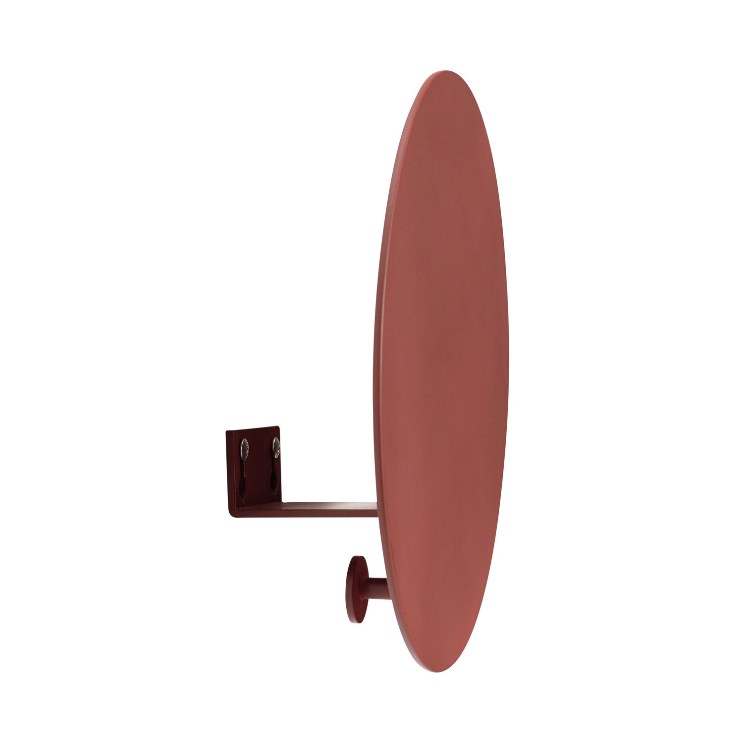 Double magazine holder with hook Red - ø22x8cm