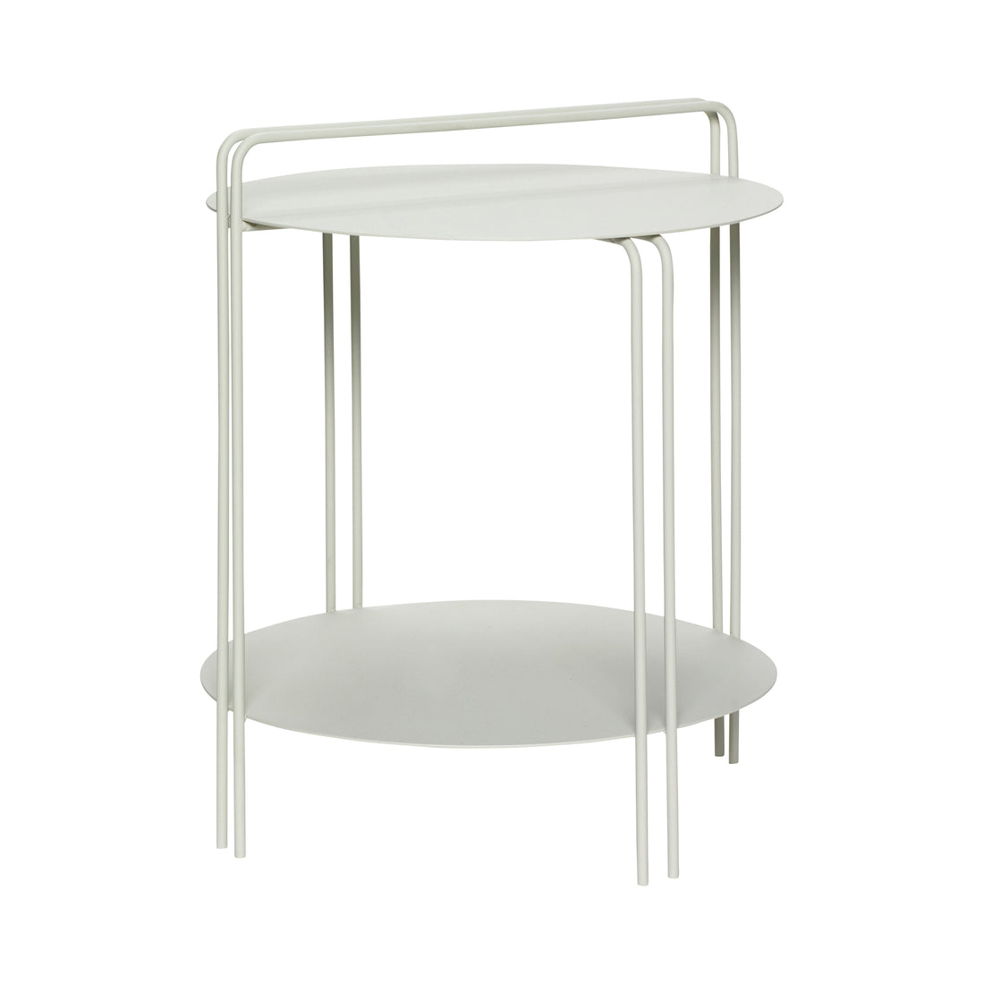 Carry side table light gray - Ø45XH53CM