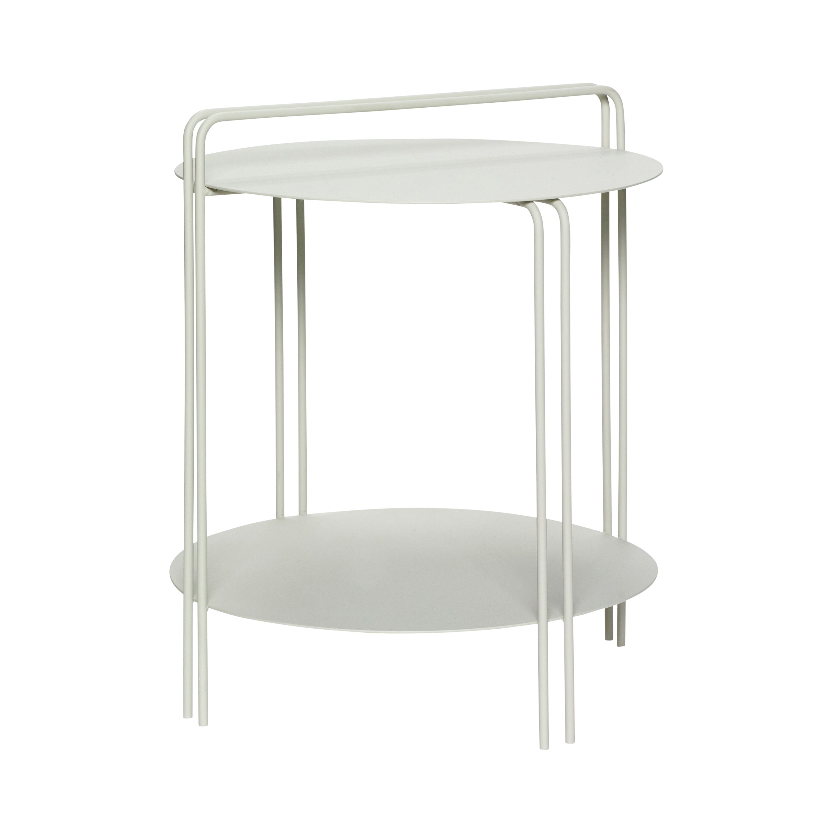 Carry side table light gray - Ø45XH53CM