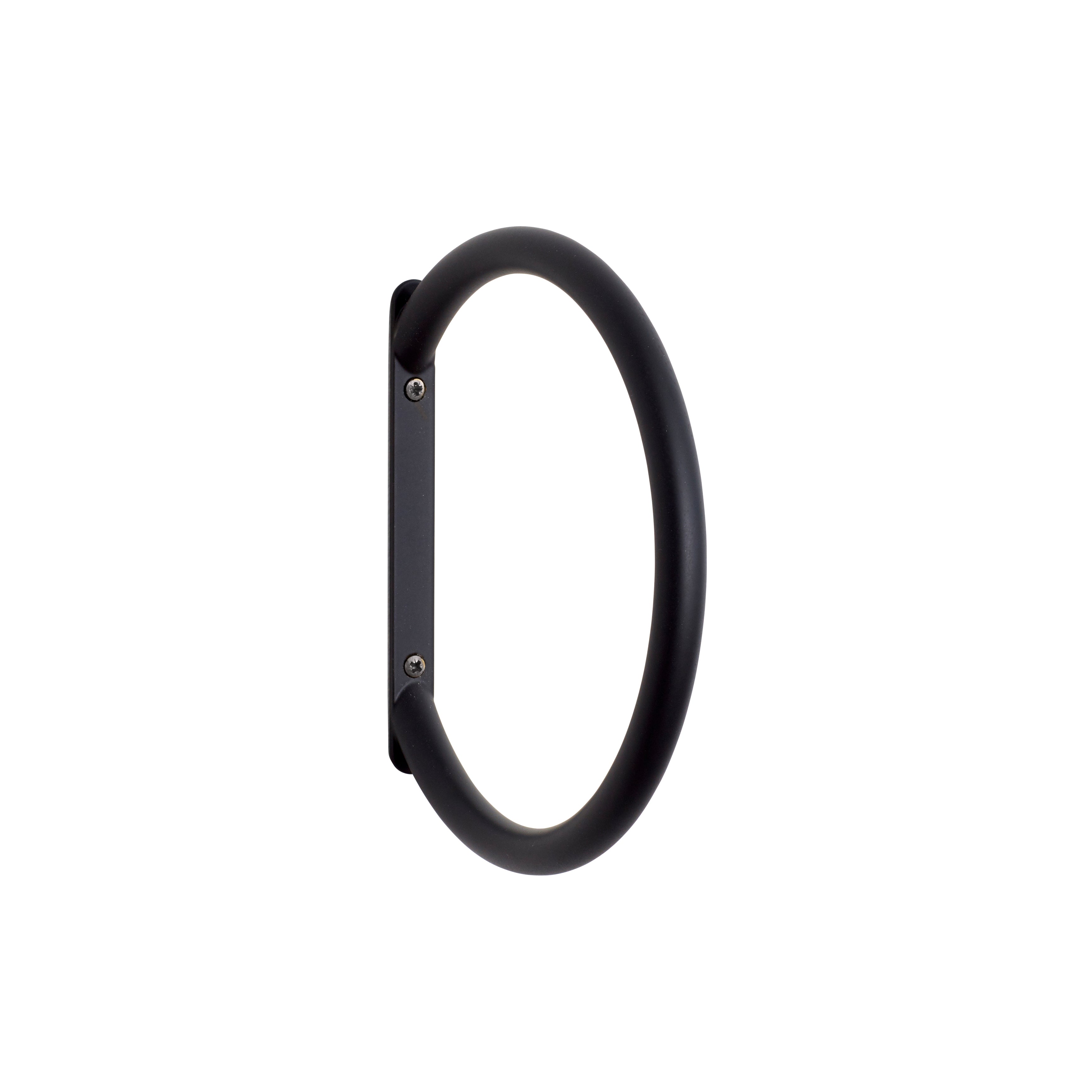 Apply Towel ring Black - 21x18cm