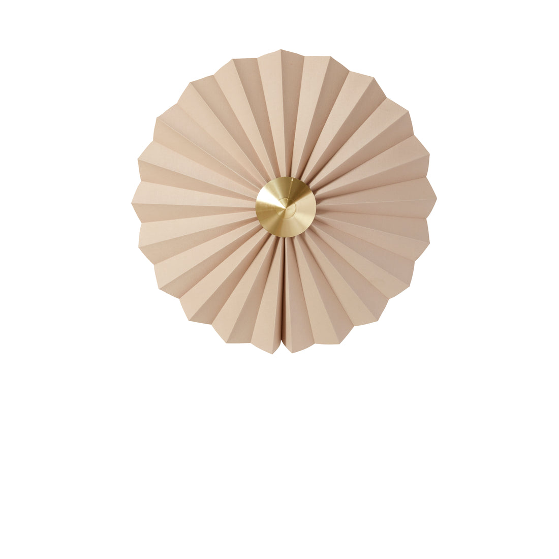 Pliss Wall lamp Beige - ø48xh16cm, E27