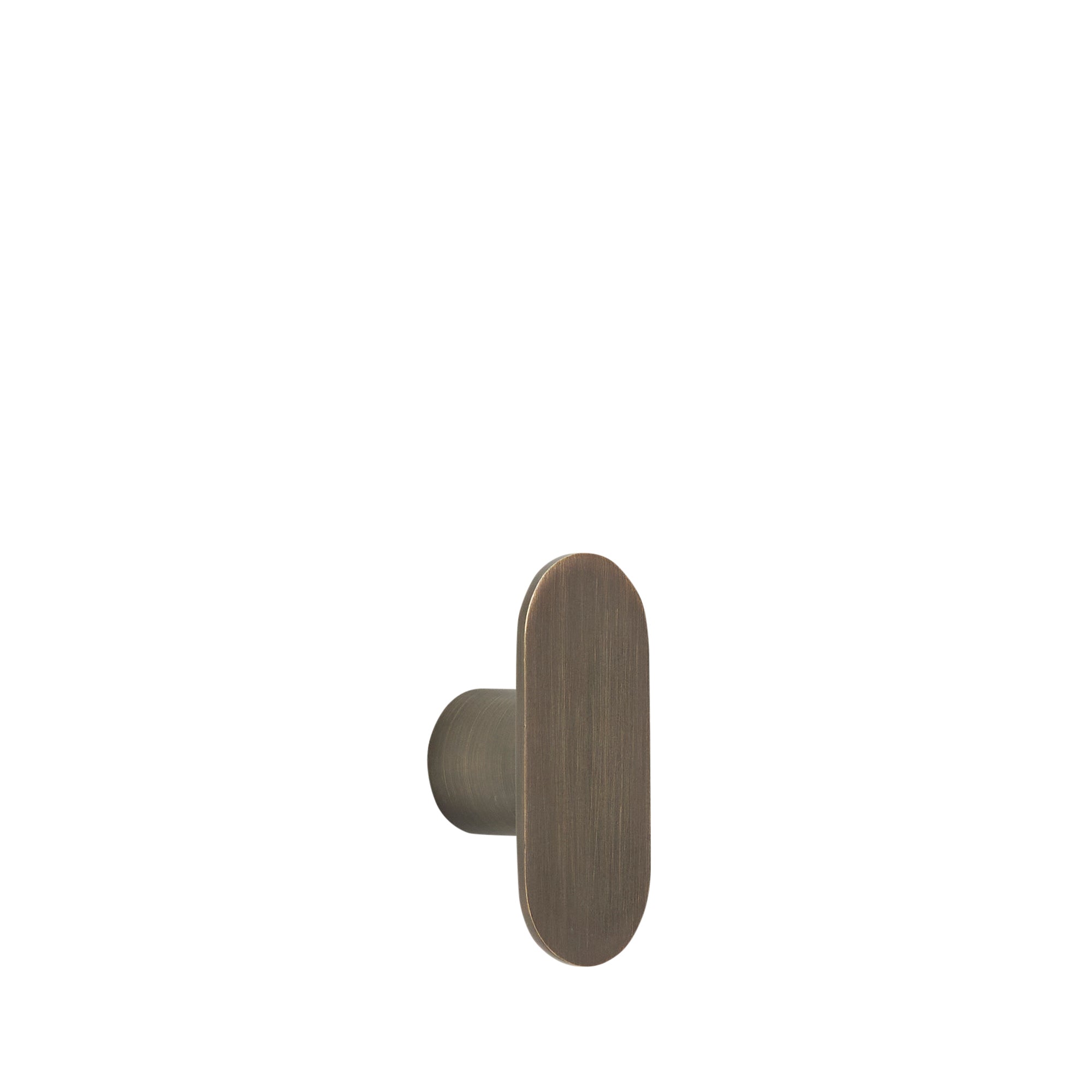 Piccolo Hook Burnished Brass - 4x4xh7cm