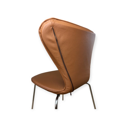 Full cover for Arne Jacobsen 3107 chair in black leather