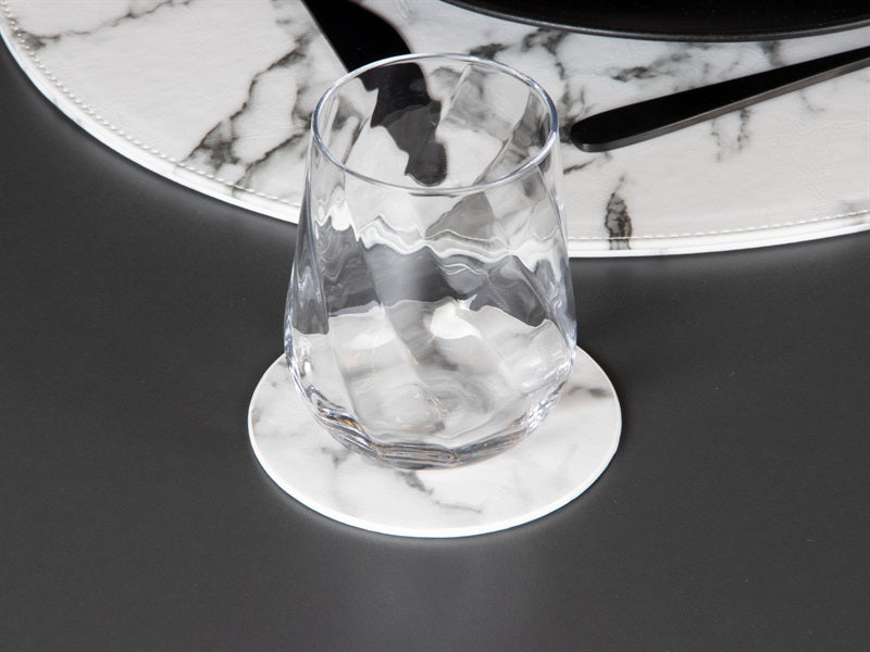 Beer pieces, white marble look