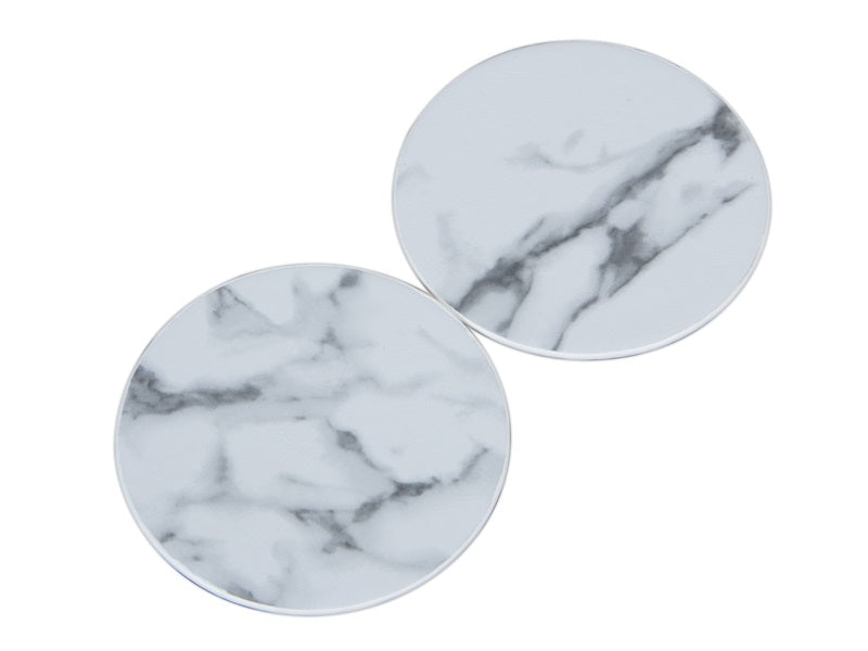 Beer pieces, white marble look