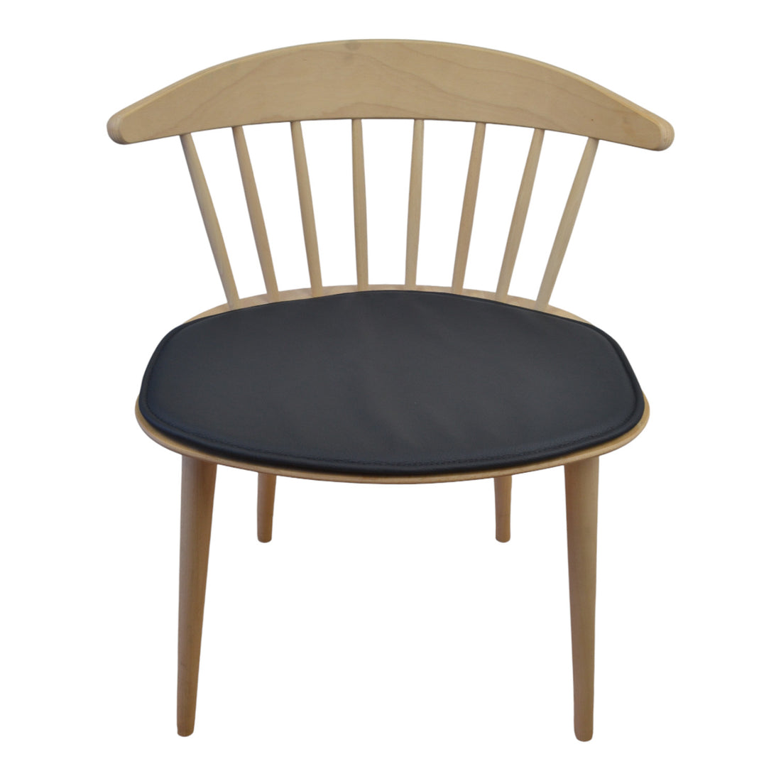 Luxury cushion to Hay J104 chairs in - Black Leather