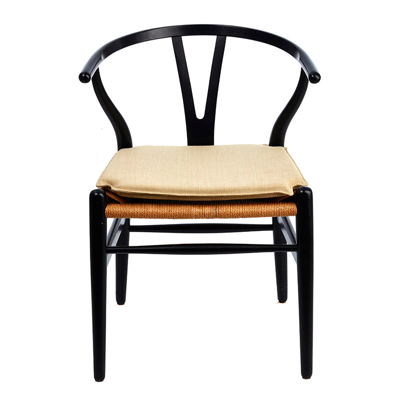 Cushion to Hans J. Wegner Y-chair Ch24 in beige fabric padding