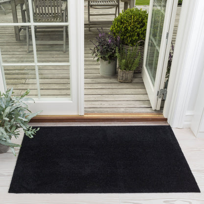 Floor mat 67 x 120 cm - Uni Color/Black