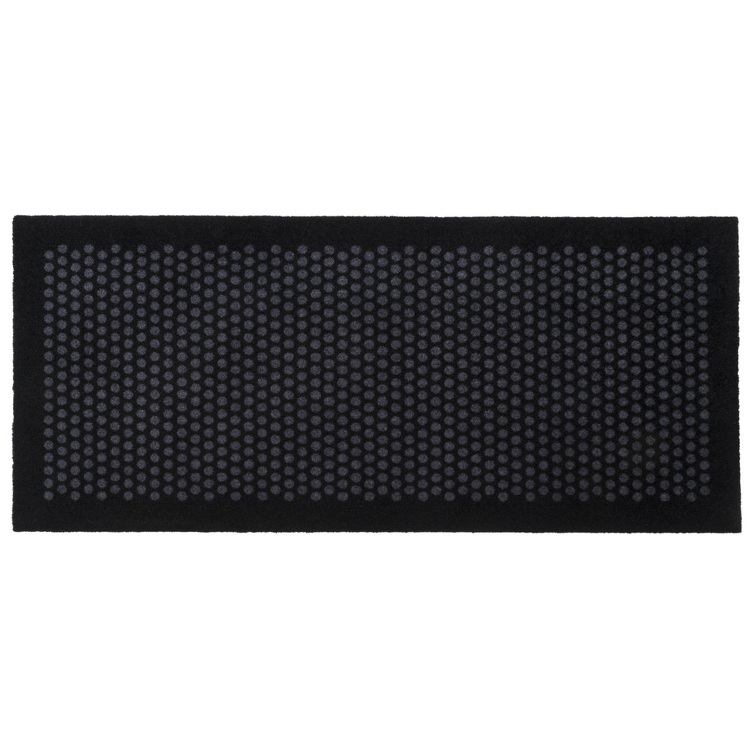 Floor mat 67 x 150 cm - dots/black gray