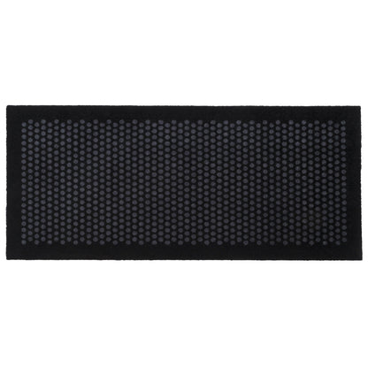 Floor mat 67 x 150 cm - dots/black gray