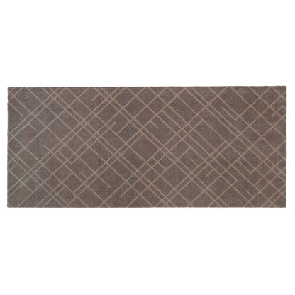 Floor mat 67 x 150 cm - lines/sand