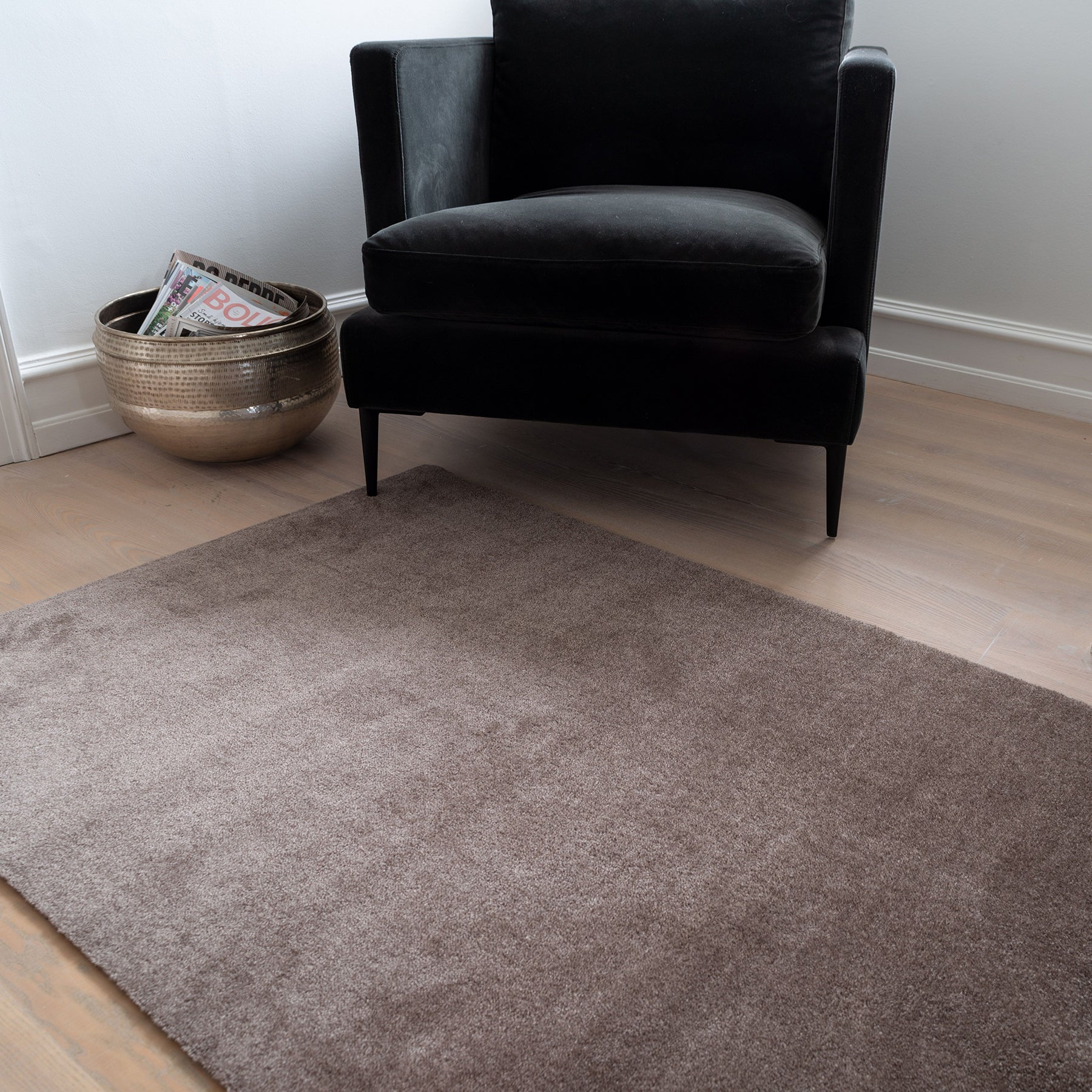 TÆPPE/MÅTTE 90 X 130 cm - UNI COLOR/SAND - Tica Copenhagen - DesignGaragen.dk