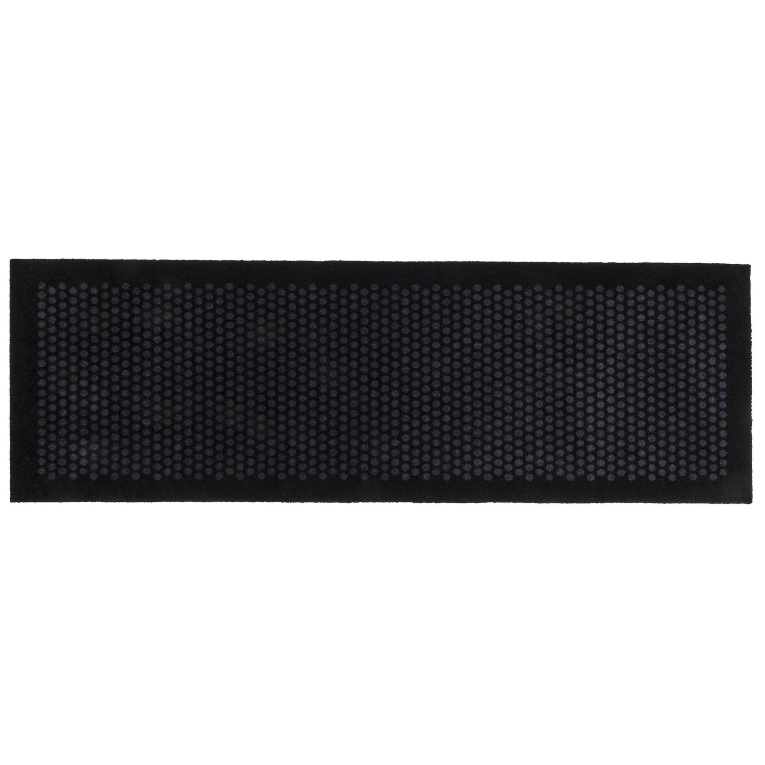 Floor mat 67 x 200 cm - dots/black