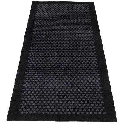 Floor mat 67 x 200 cm - dots/black