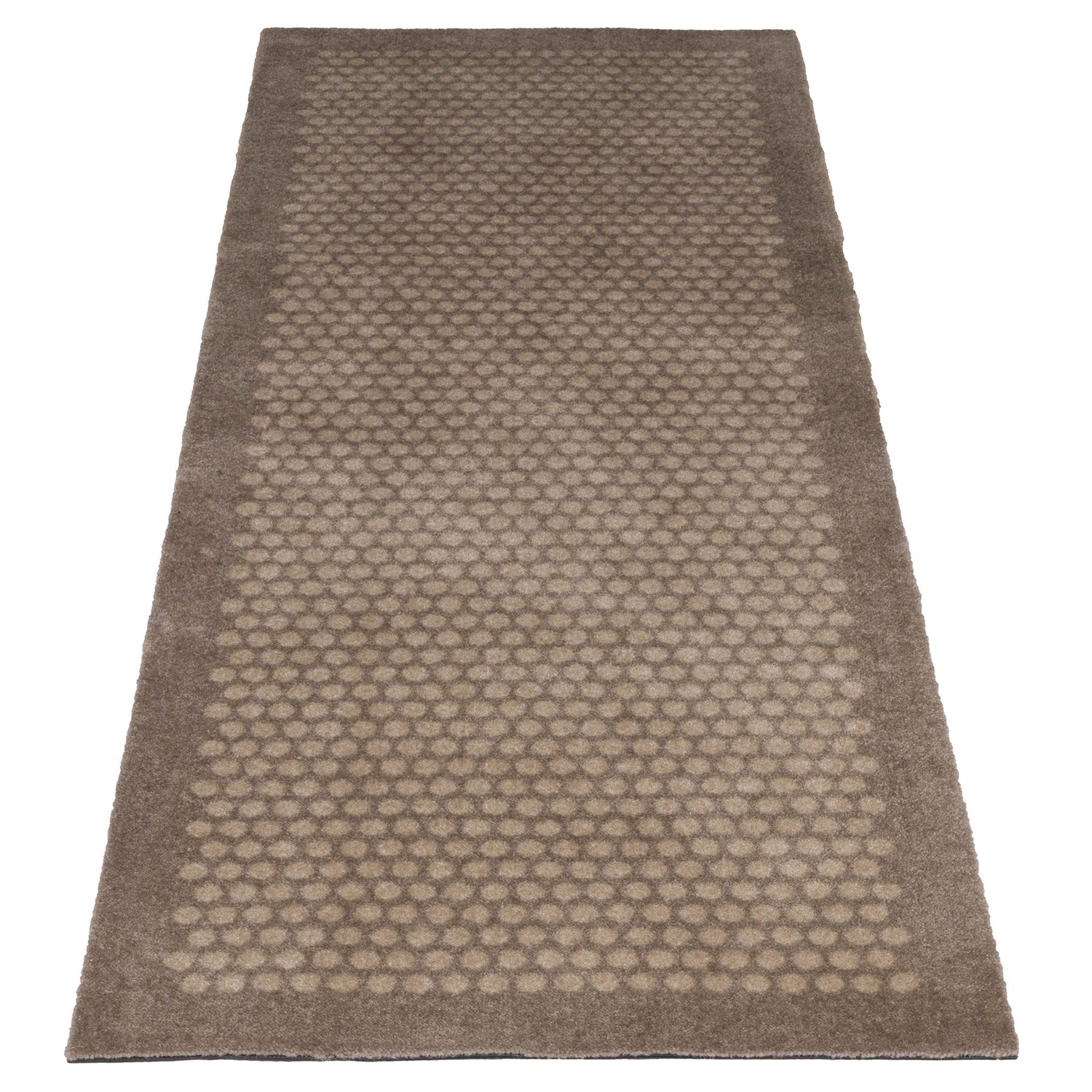 Floor mat 67 x 200 cm dots/sand