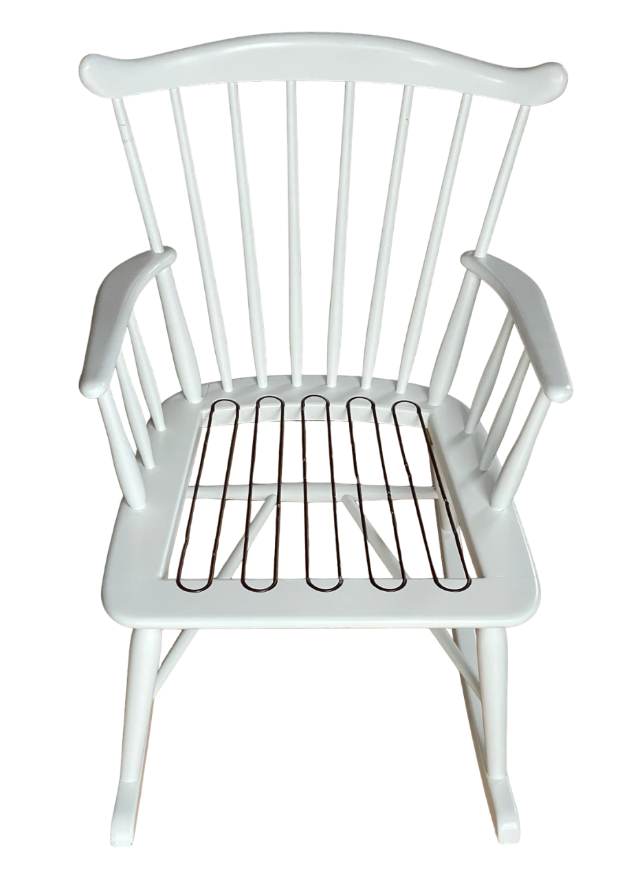 Luksus sort læderhynde til Farstrup Gyngestol model 183 - Hynder til Farstrup Gyngestol model 183 - DesignGaragen.dk