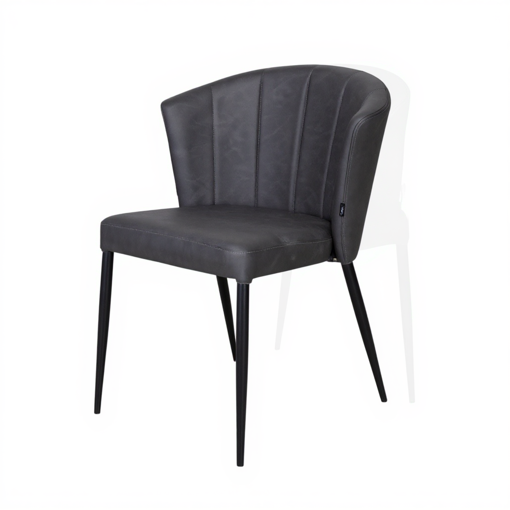 Dining table chair Thor Gray PU