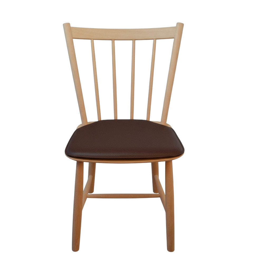 Cushion to the Hay J41 chair in - dark brown leather