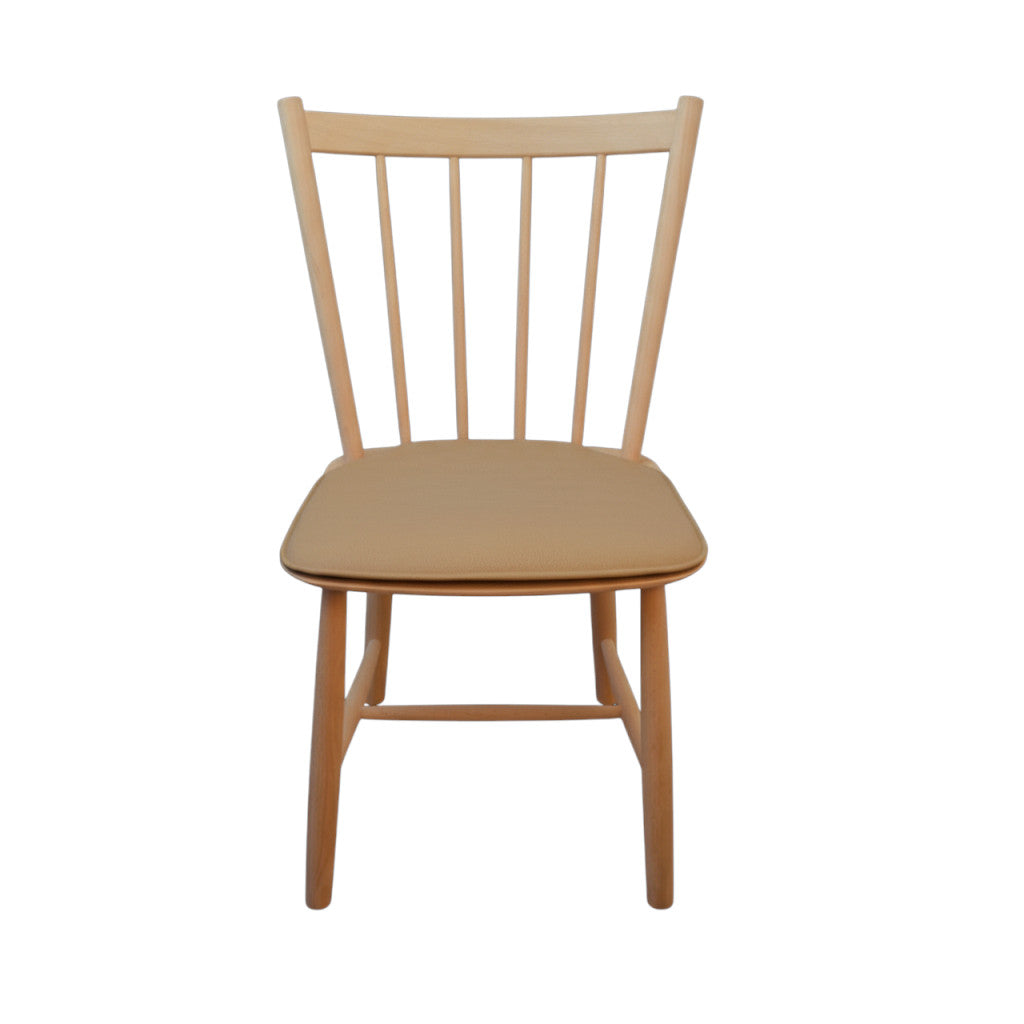 Cushion to the Hay J41 chair in - sand -colored leather